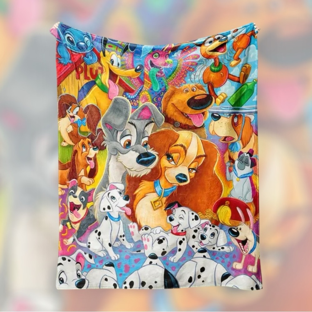 NIB Disney Pets Fleece Blanket